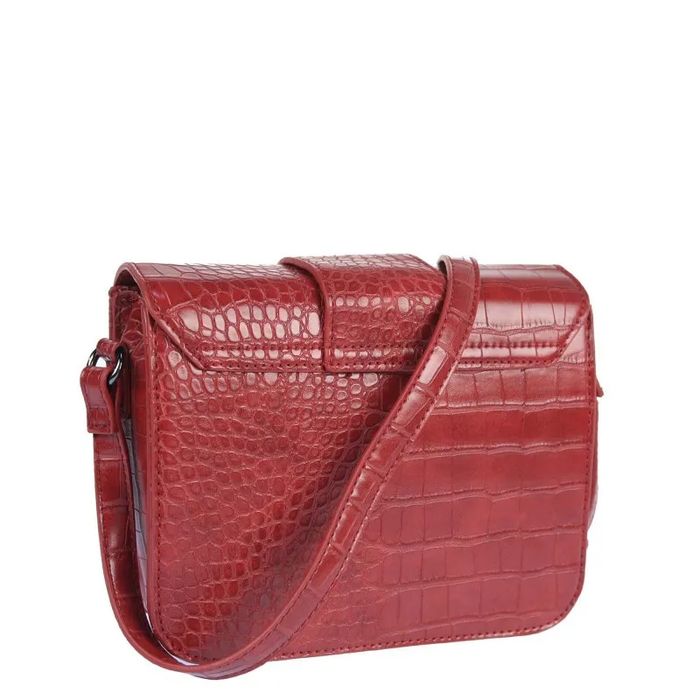 torebka listonoszka skóra ekologiczna nobo czerwony