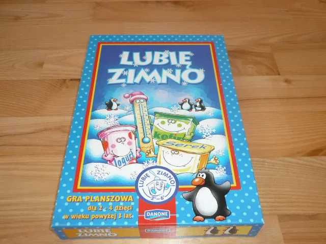 Gra edukacyjna planszowa Lubię zimno Granna patronat Ministra Zdrowia