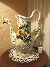 Duży dzban Wazon włoska porcelana  sygnowany Bassano