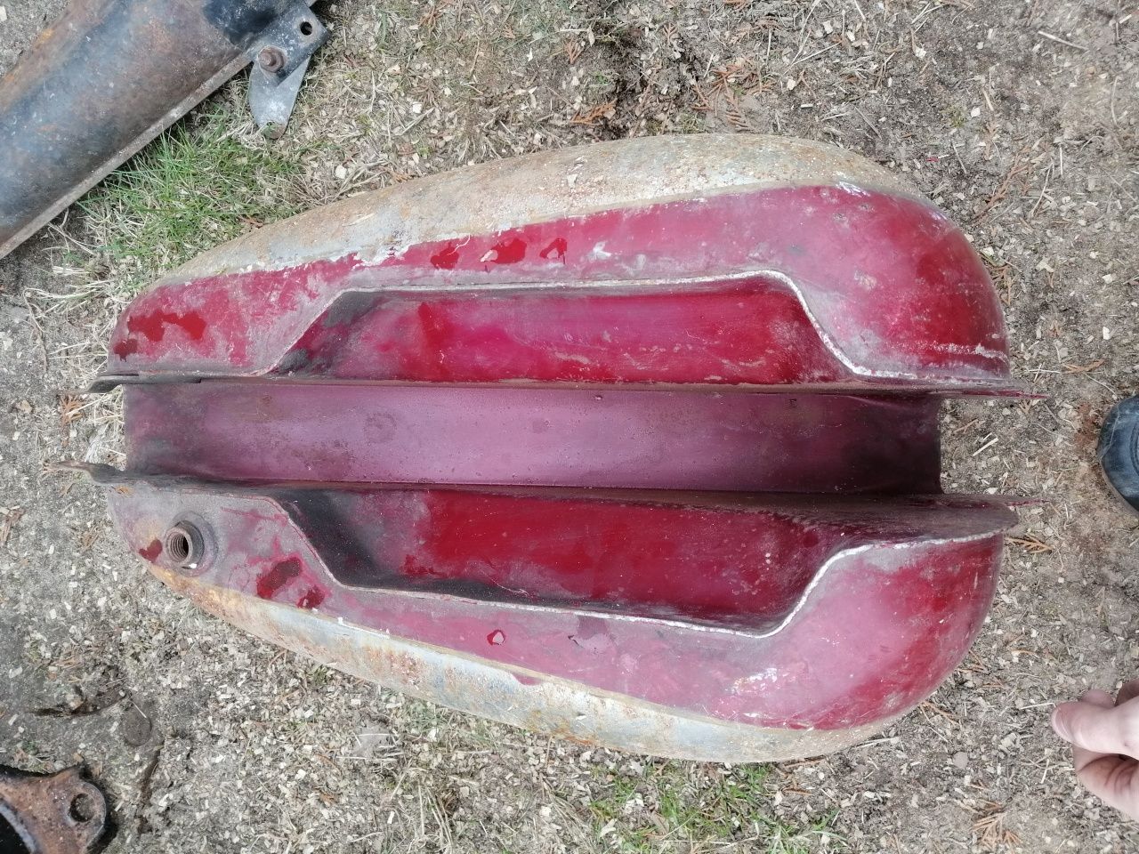Zbiornik paliwa jawa cz 175 250 tłumik wydech wsk kolanko wsk 125 350