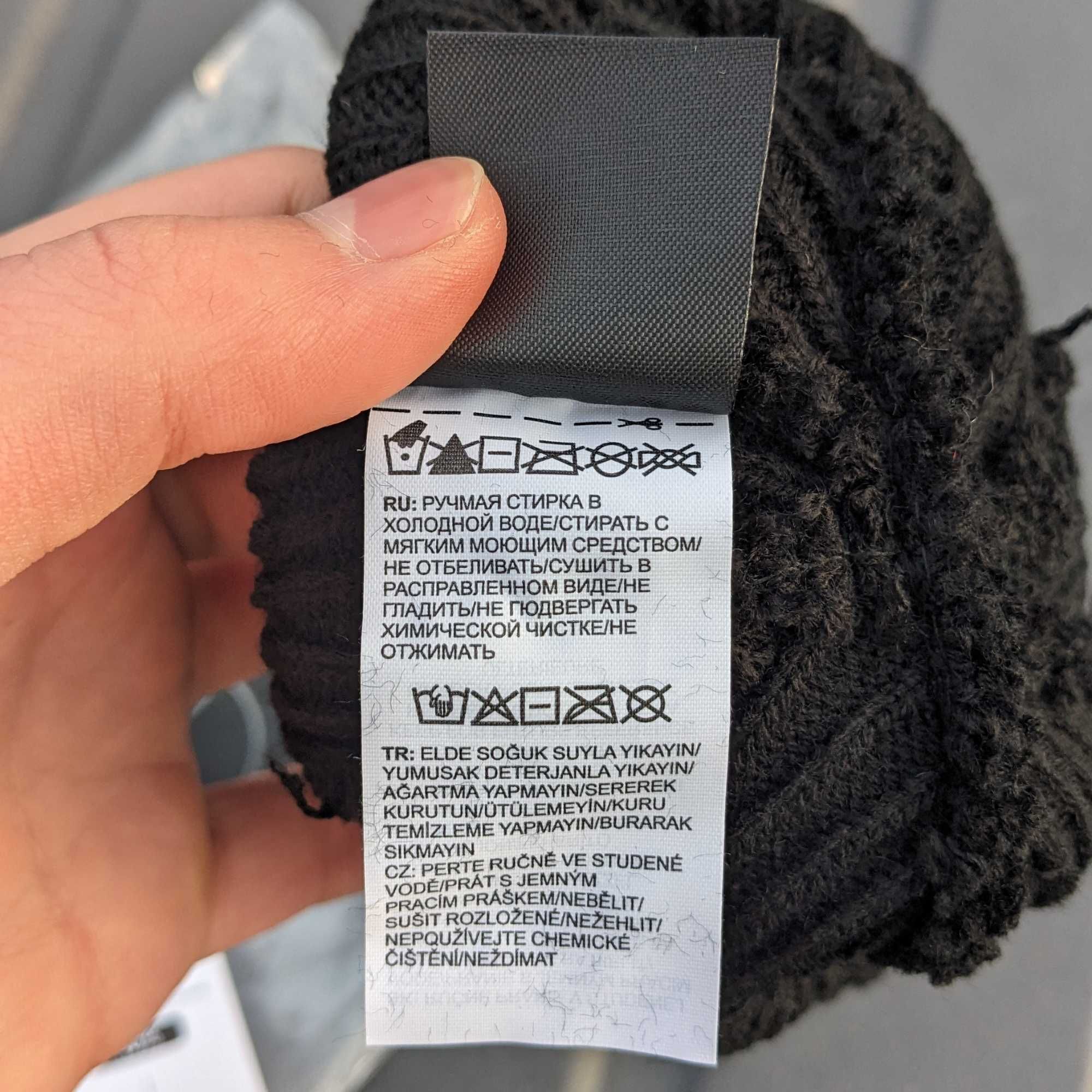 Шапка The North Face, шапка TNF, зимова шапка ТНФ, чоловіча шапка, tnf