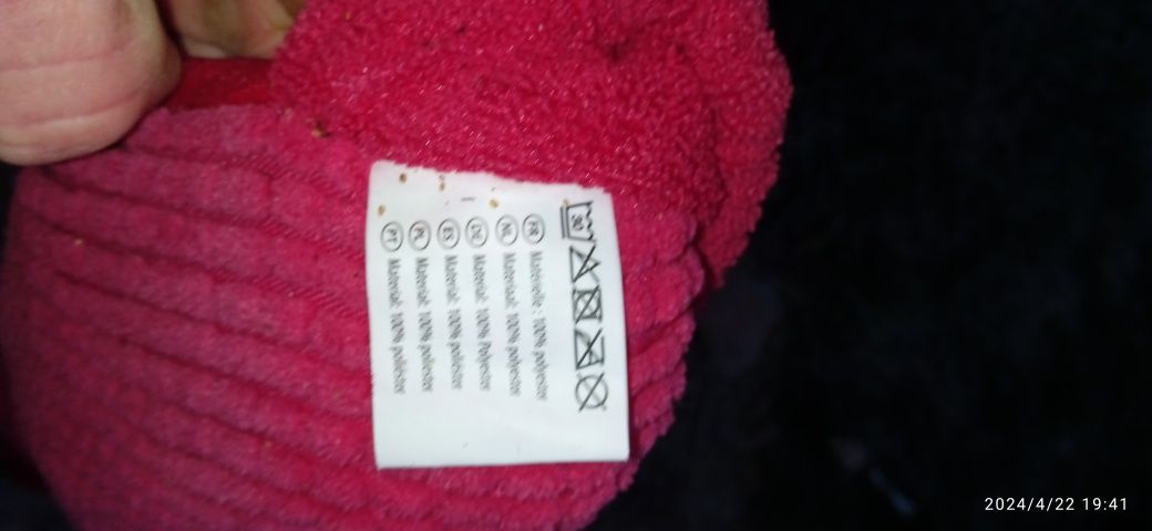 Ręcznik dla psa różowy