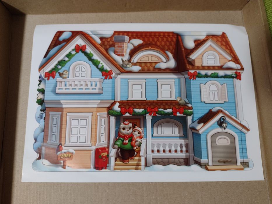 Фігурний пазл "Котячий будинок" Ubee