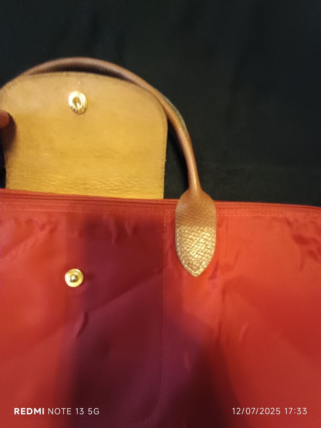 Bolsa longchamp vermelha