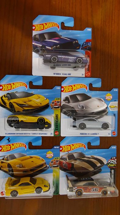 Hot Wheels 25zł Ferrari Porsche Lamborghini Dodge TH Buick 2026