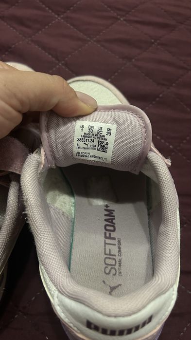 Кросівки Puma, перезувне до школи