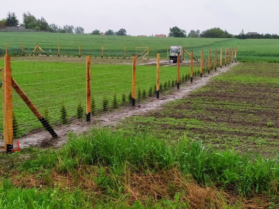 Najtańsze ogrodzenia z siatki leśnej,tymczasowe budowlane PHU MATT