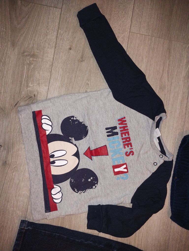 Sweterek jeansy r.92