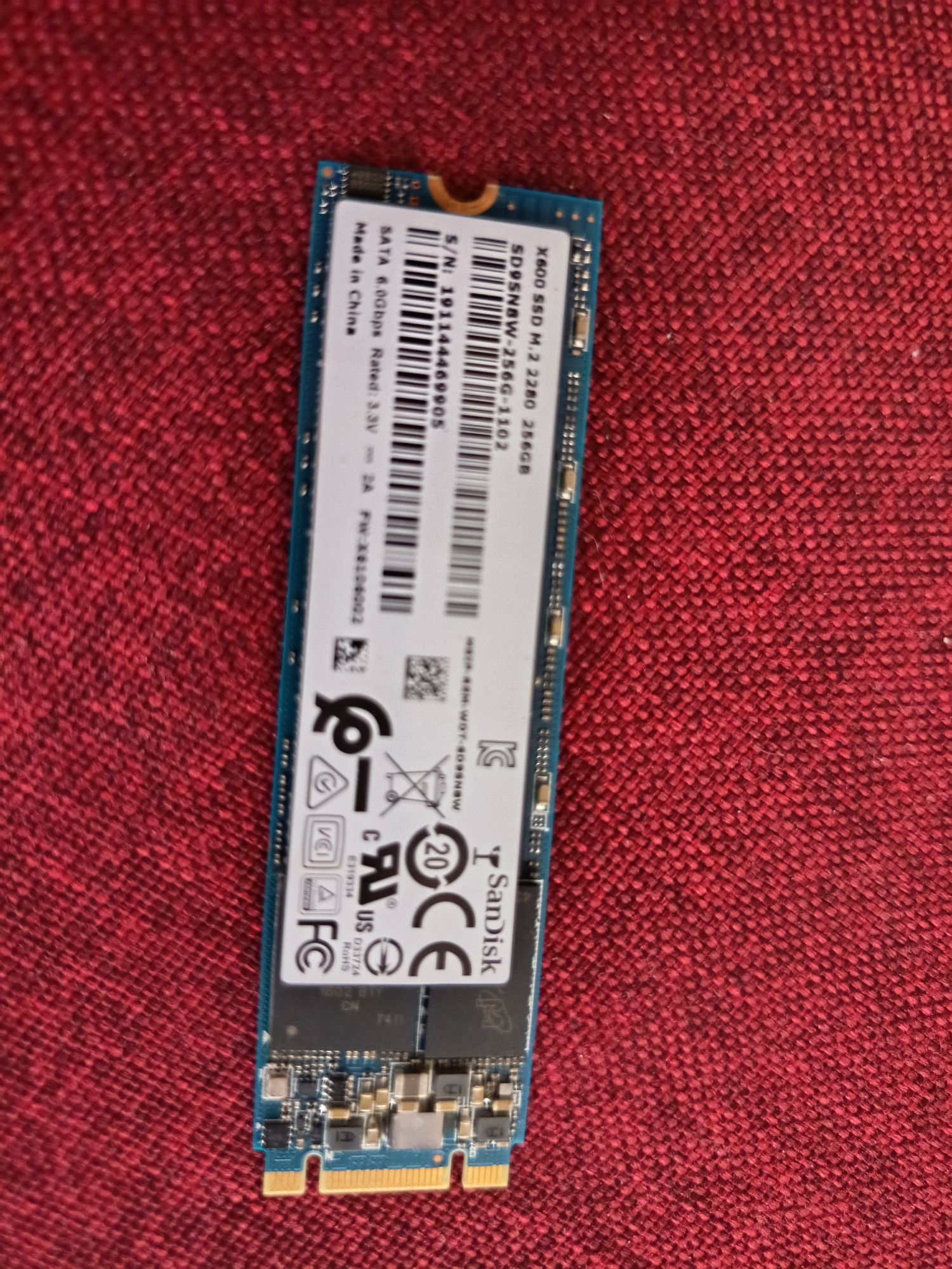 Vendo disco SD 256 gb
