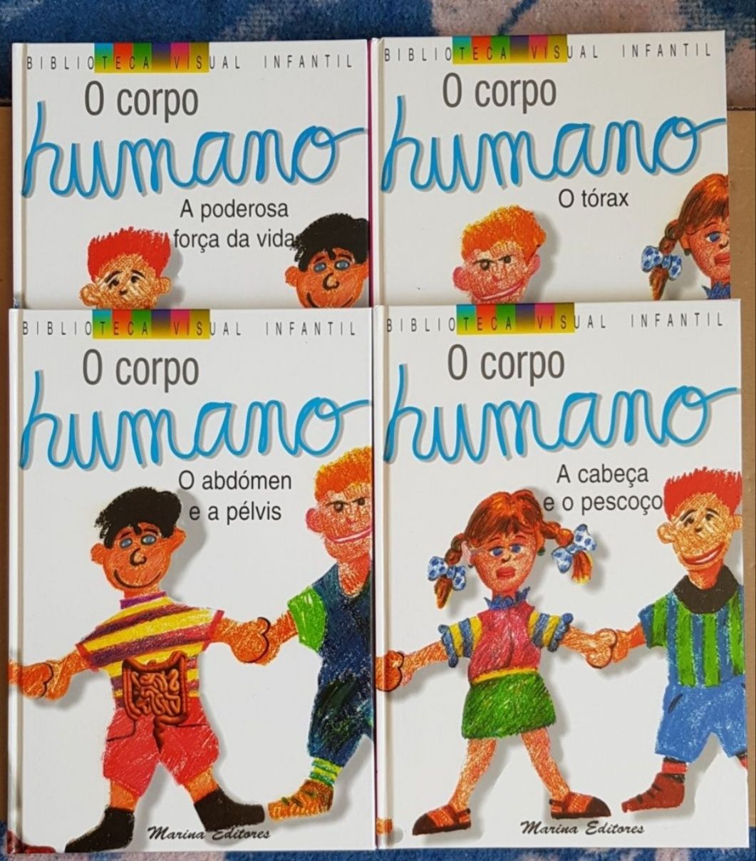 O corpo humano - 4 livros novos