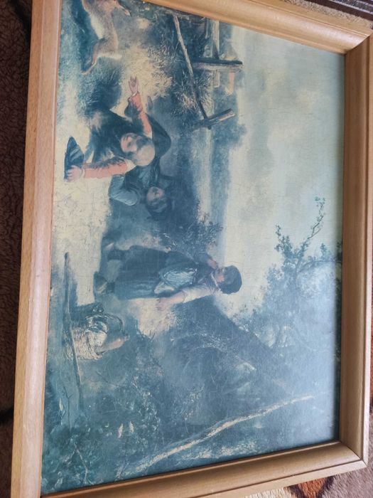 Stary obraz Leon Wyczółkowski oryginał