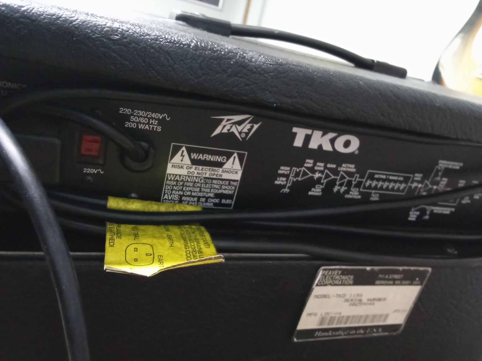 Peavey TKO 115S wzmacniacz combo piec basowy U.S.A ORYGINAL STAN IDEAŁ