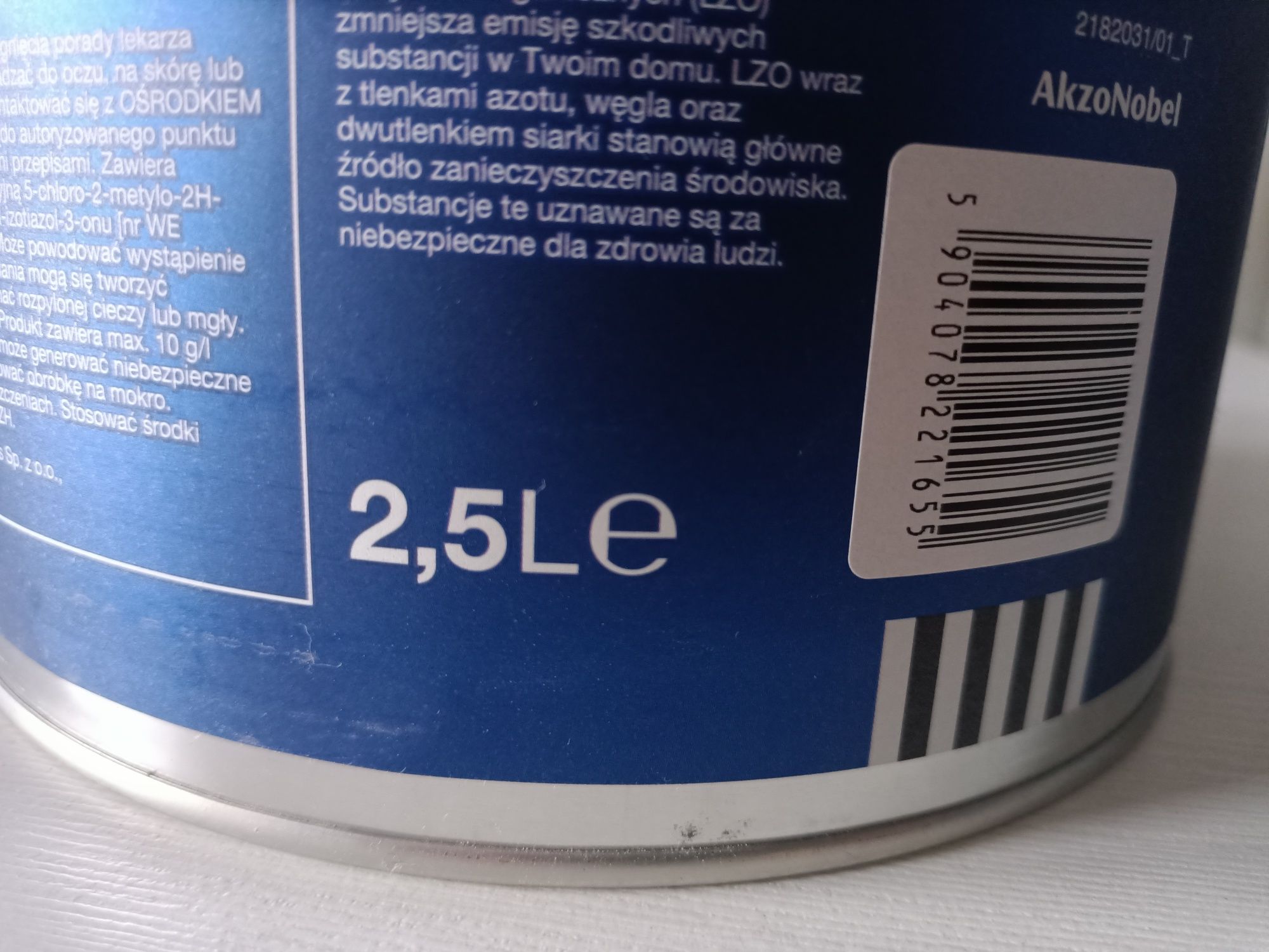 Farba Dulux easycare biała naturalna biel 2.5l