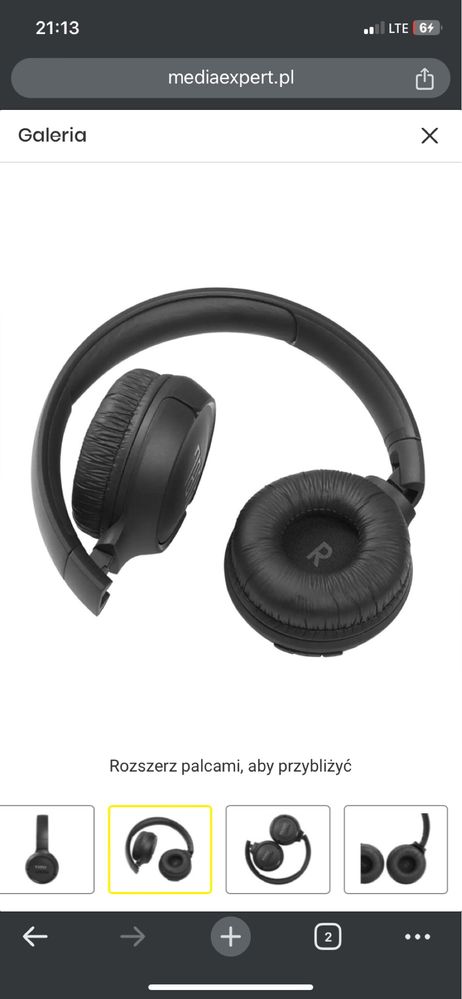 Słuchawki nauszne JBL Tune 510BT Czarny