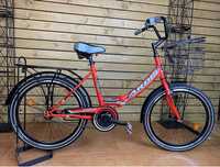 Складний велосипед Ardis Fold 24" 17" червоний + подарунок
