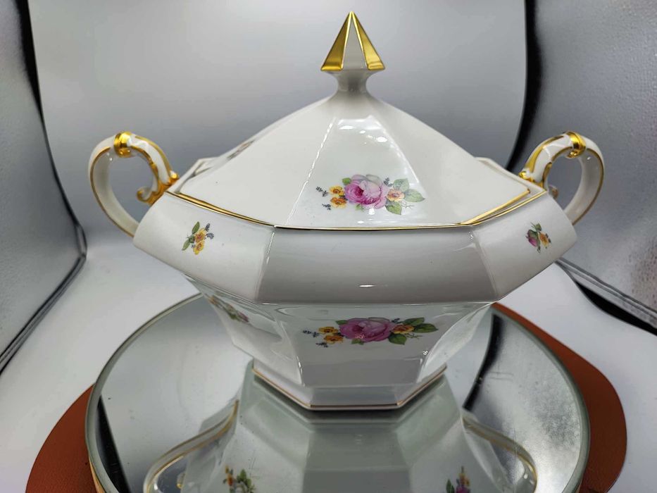 Art deco,porcelanowa waza na zupę,Bavaria Tirschenreuth,Chicago