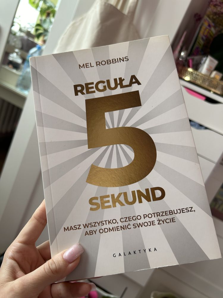 Książka reguła 5 sekund. Mel Robbins