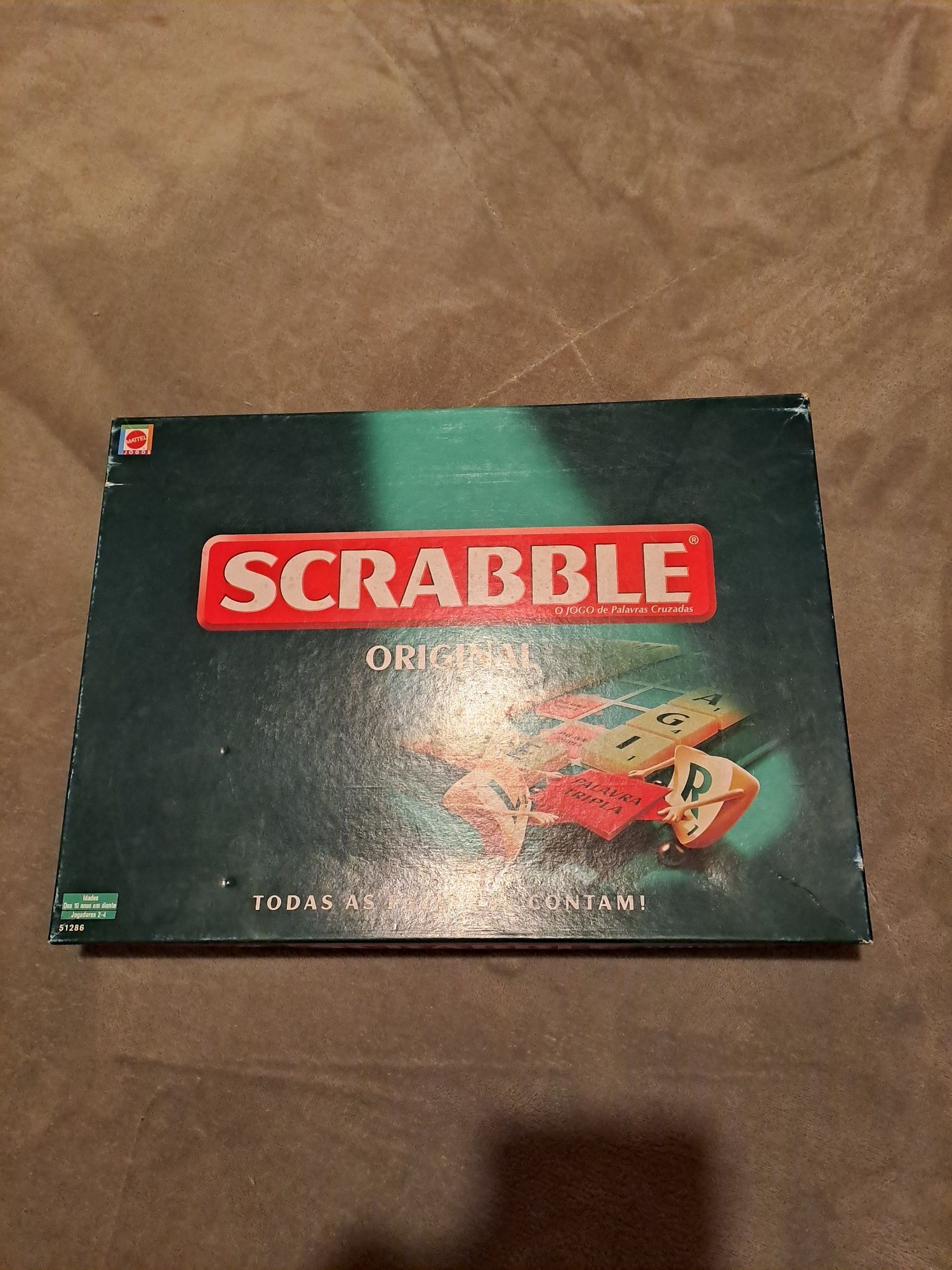 Jogo de palavras Scrabble