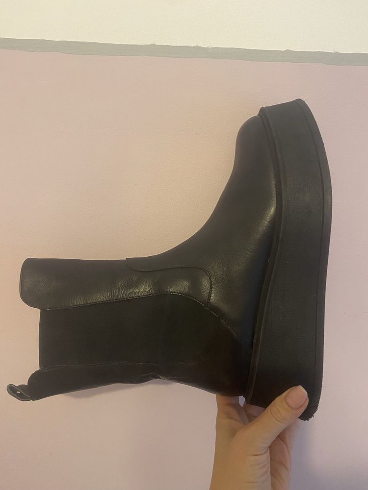skórzane buty , jak nowe
