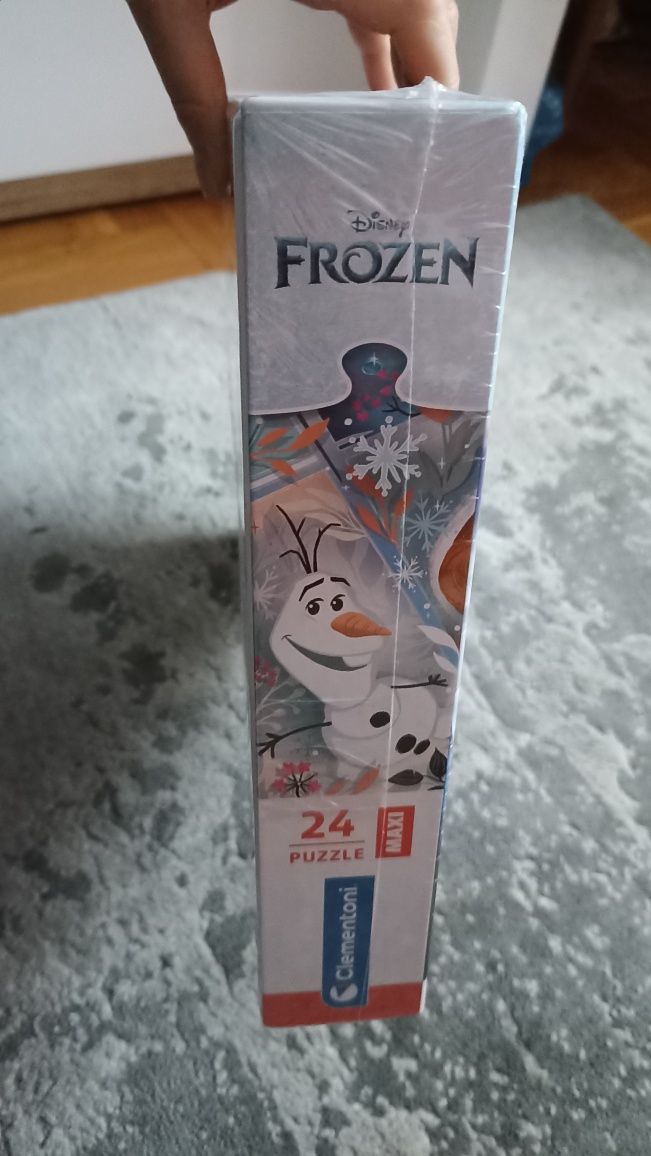 Puzzle Frozen Elza nowe maxi Clementoni