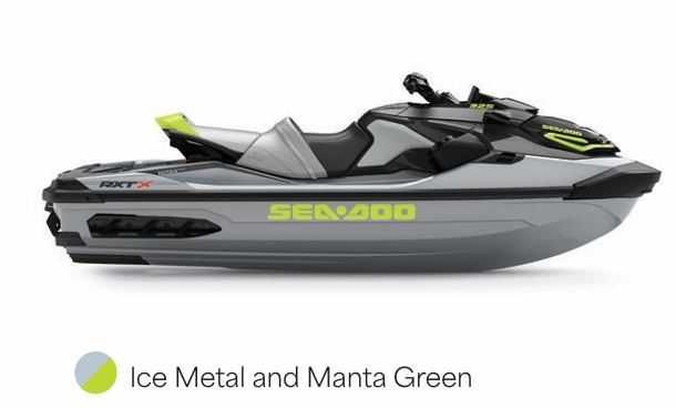 Skuter wodny Sea-Doo RXT-X RS 32 Ice Metal / Manta Green MODEL 2026