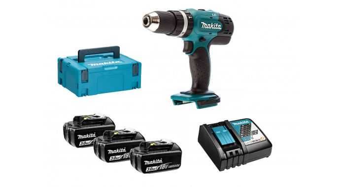 Makita DHP482RF3J Аккумуляторная ударная дрель НОВАЯ!