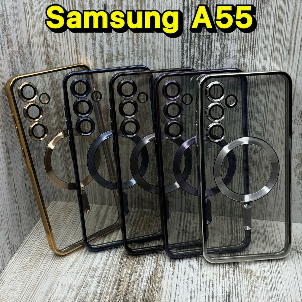 Чехол Chrome MagSafe на Samsung A55/ A35/ A15