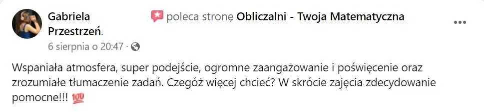 Korepetycje matematyka | doświadczony nauczyciel