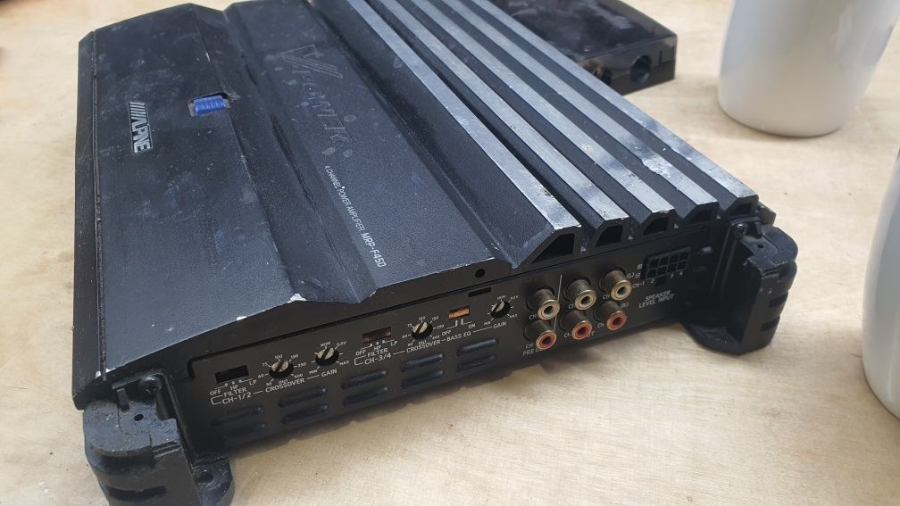 Wzmacniacz samochodowy Alpine MRP-f450 4kanały dla elektronika