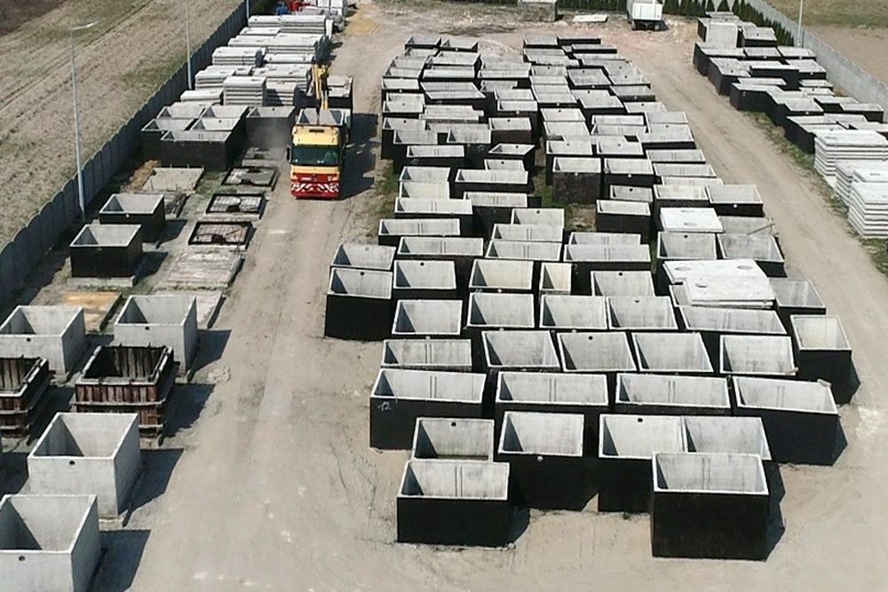 10m3 zbiornik BETONOWY NA deszczówkę SZAMBO Gnojowicę WIELUŃ szamba