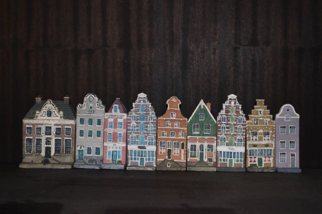 Casas miniatura holandesas.