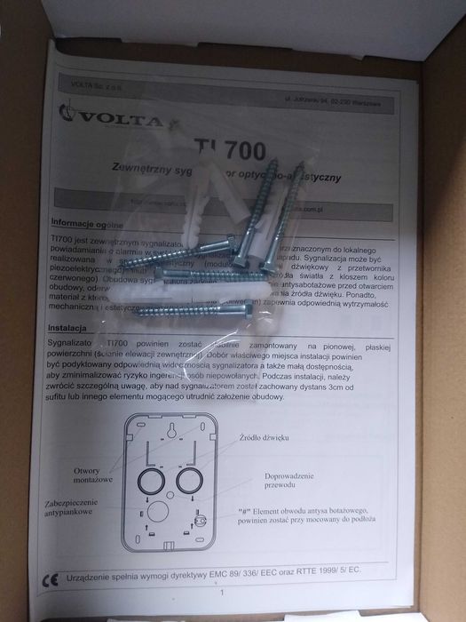 Sygnalizator zewnętrzny TI-700