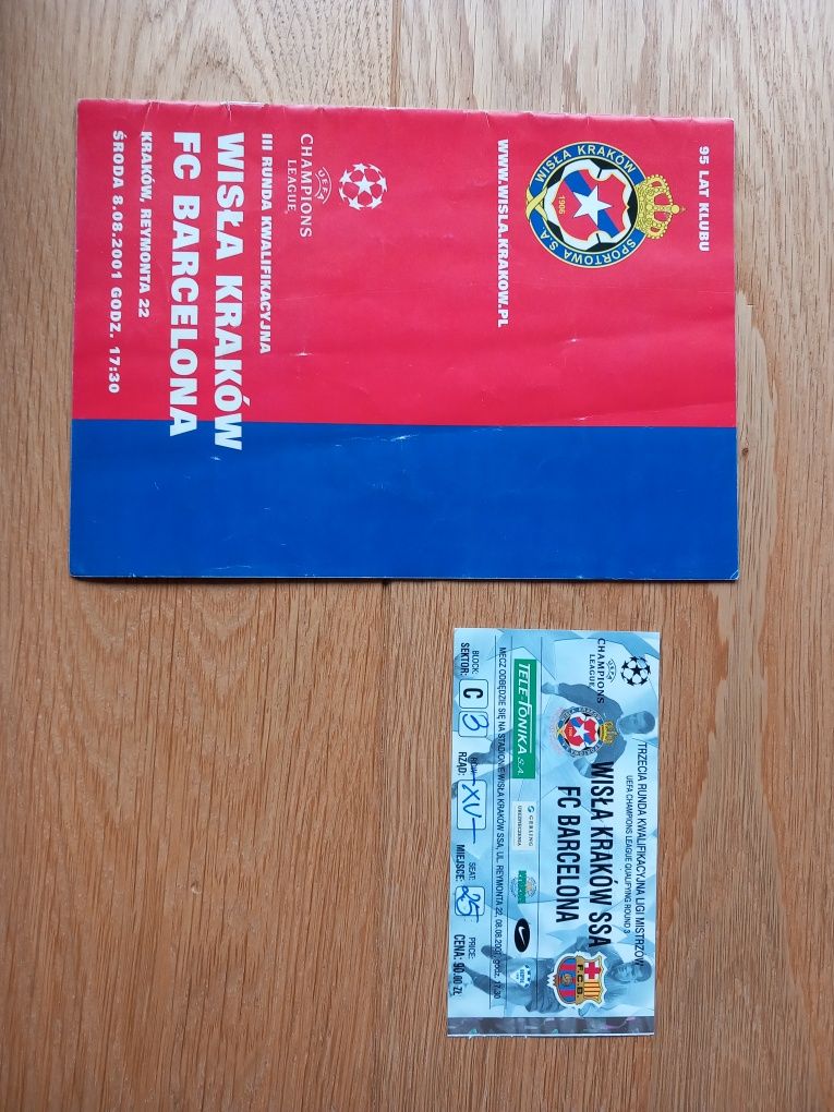 Segregator bilety programy meczowe FC BARCELONA