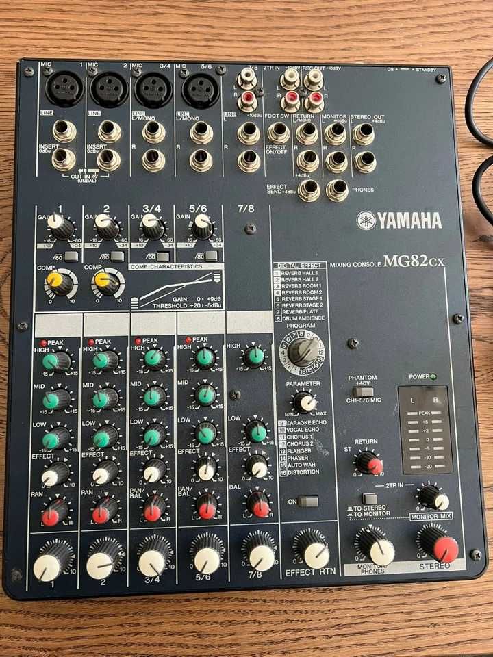 Mesa de Mistura Yamaha MG82CX Profissional DJ Bom estado