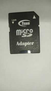 Адаптер переходник с MicroSD на SD флешка мини СД adapter Доставка