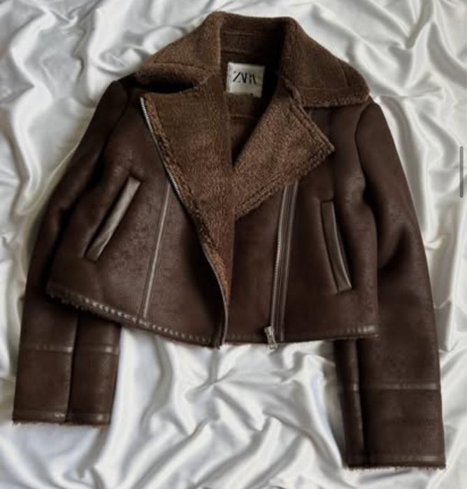 Шоколадна дублянка зара