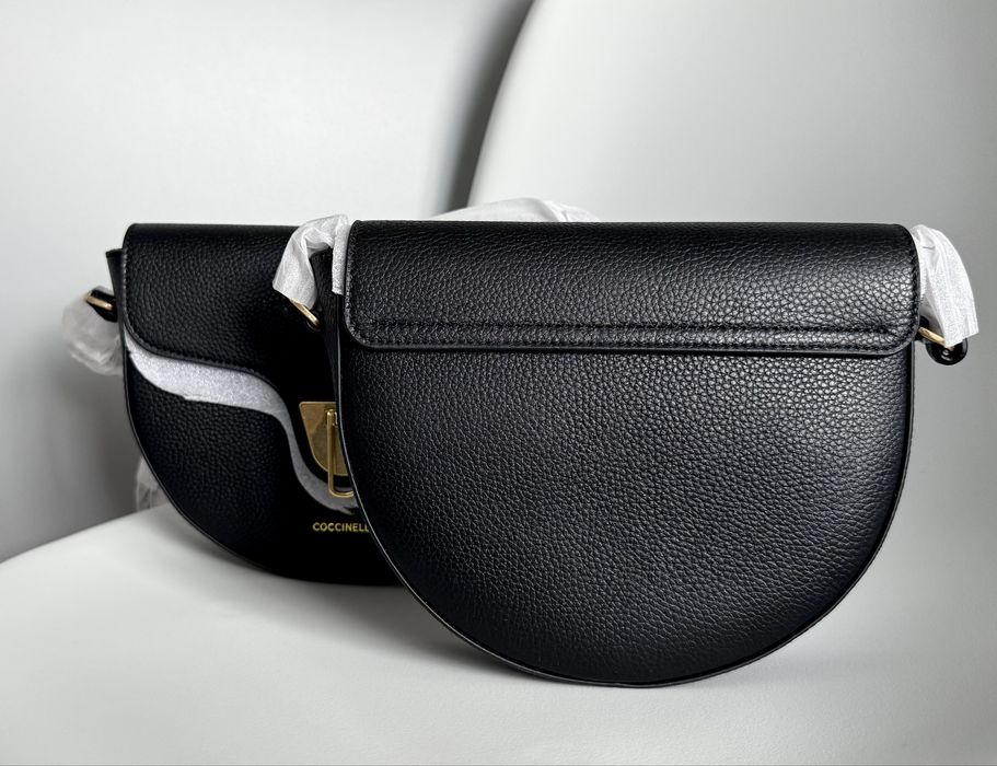 Шкіряна сумка Coccinelle BEAT SOFT оригінал чорна нова