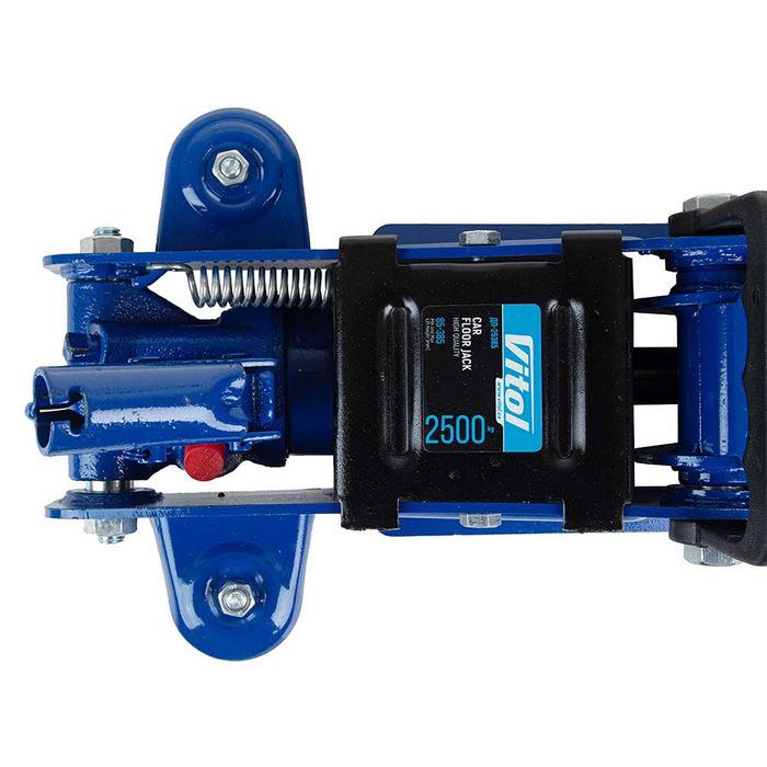 Домкрат гідравлічний підкатний 2,5тв кейсі 85-385мм 14,5кг (DP-25385)