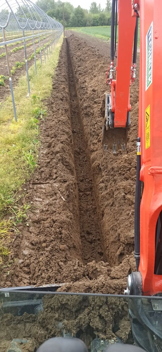 Usługi minikoparką KUBOTA kx-027