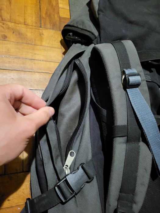 Надійний туристичний рюкзак походний наплічник 90л + 20л Волков