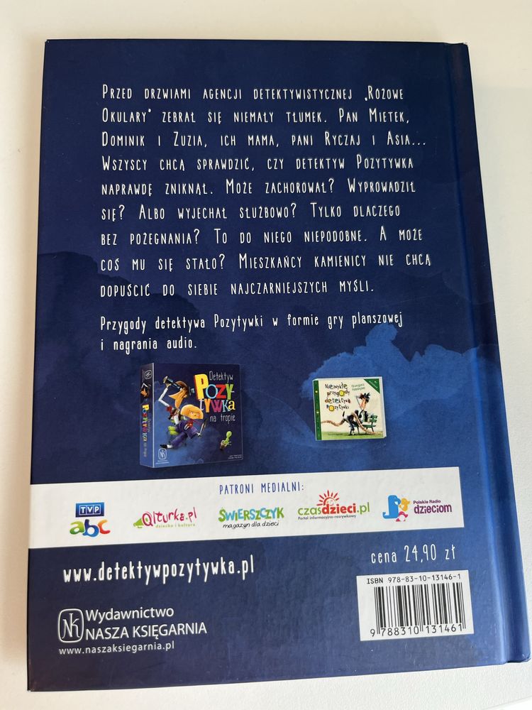 Książka „Tajemnicze znikniecie detektywa Pozytywki” G. Kasdepke