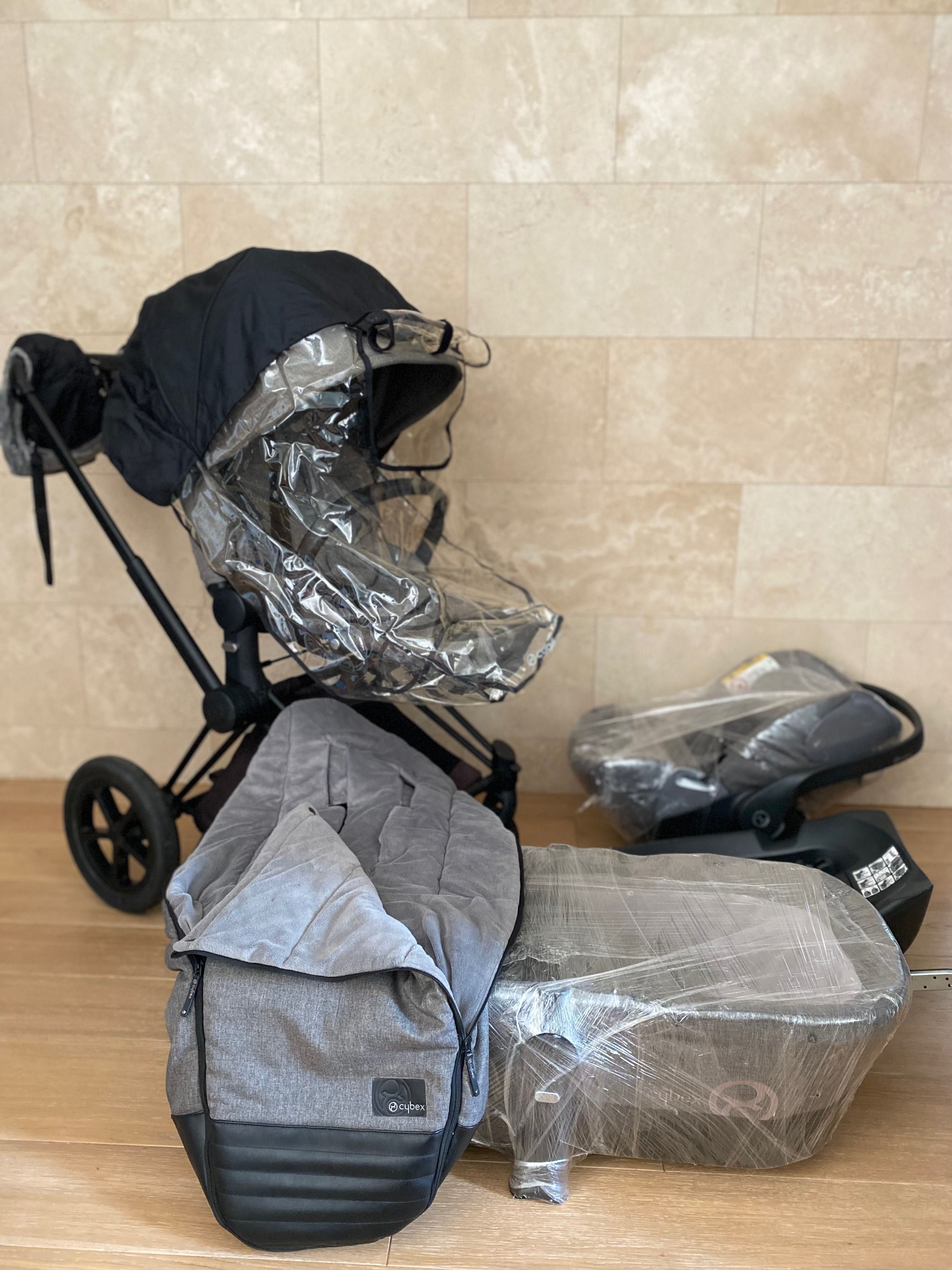 Коляска Cybex Priam Platinum 3 in 1 з додатковими аксесуарами б/у