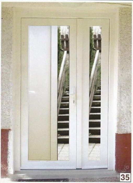 Drzwi PCV białe 130x210 klamka gratis KALISZ