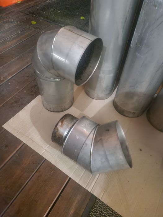 Труба димоходу 200 мм, нерж сталь 0,5 мм