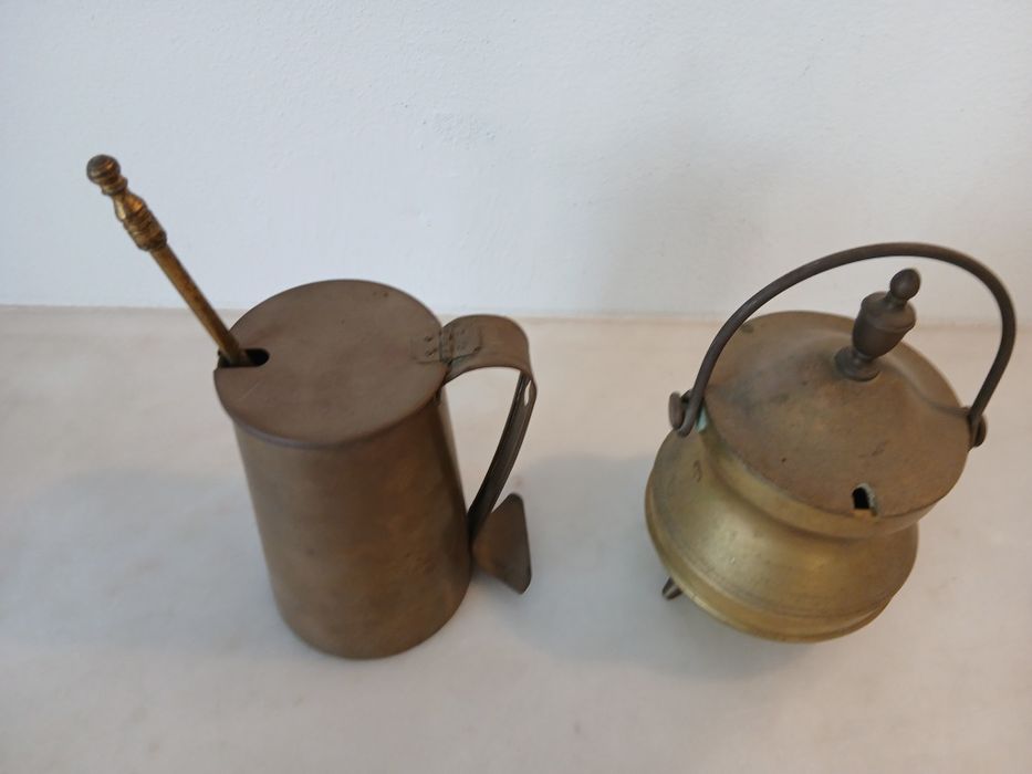 Caldeirão Acendedor de fogo latão cobre