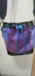 Mięta mini bucket bag geo holo nowy