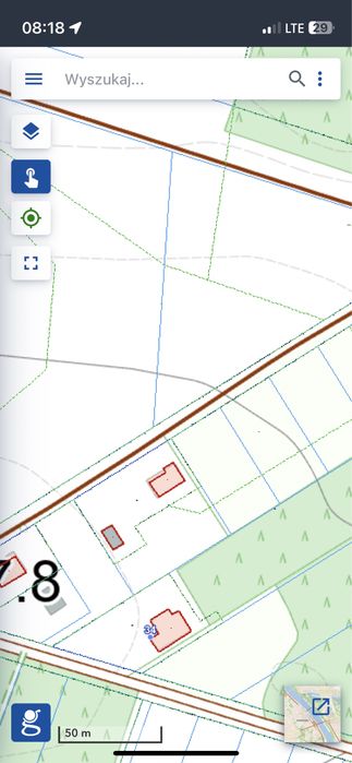 Działka budowlana 1500 m2, Mierzyn, praw. warunki zabudowy, prąd, woda