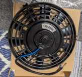 Wentylator do chłodnicy samochodowej sportowy tuning 20cm 12V 80W nowy