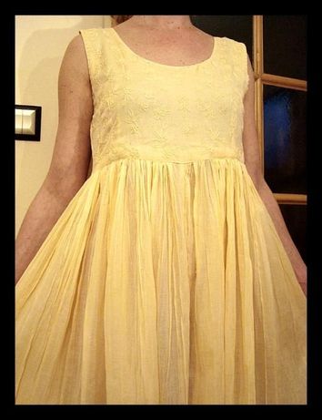 Łososiowa sukienka na ciepłe Lato r.L/XL ciążowa