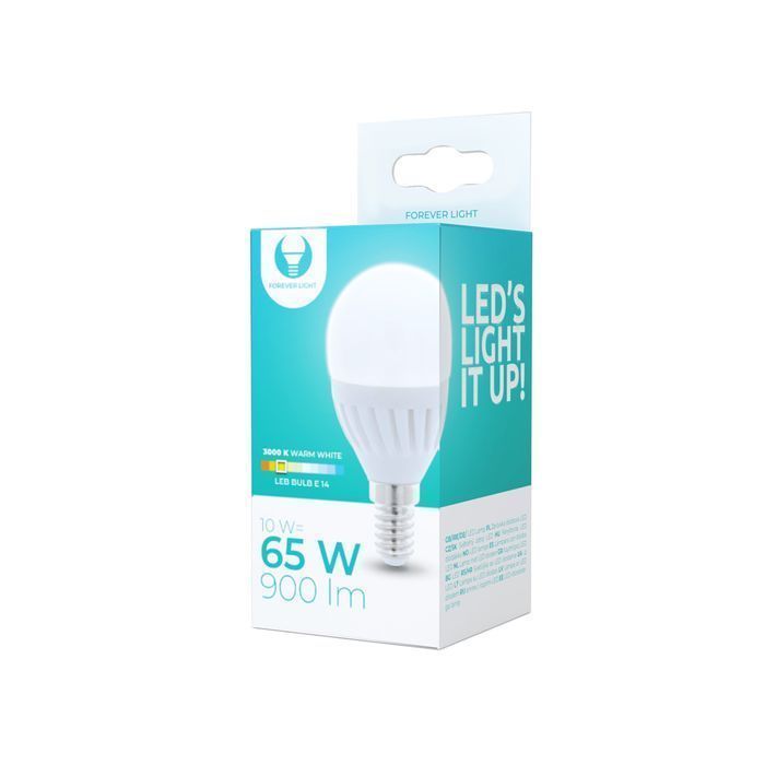 Żarówka Led E14 G45 10W 230V 3000K 900Lm Ceramiczna Forever Light